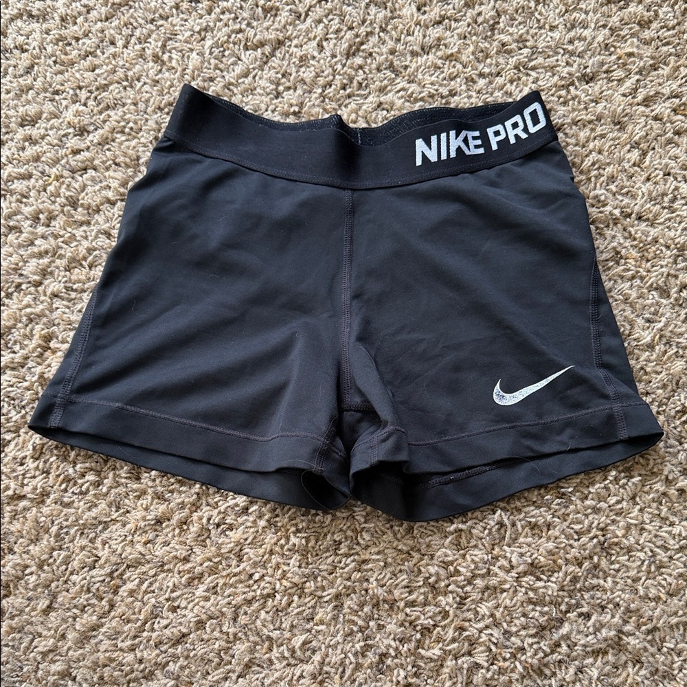 Nike Pro Women's Athletic Black Shorts